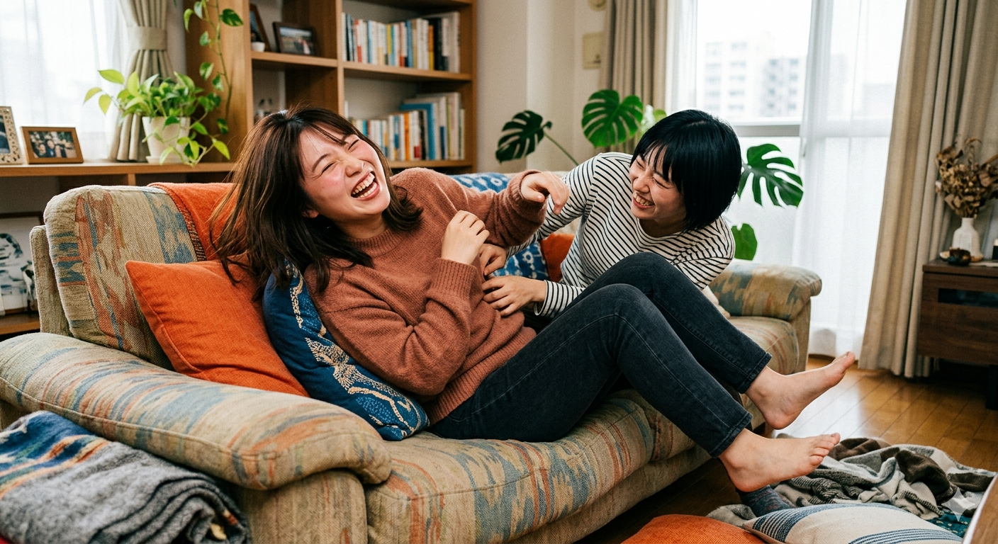 くすぐったい感覚は決して体質だけが原因ではありません。外からの刺激に過敏になっているということはq脳が興奮している状態ということ